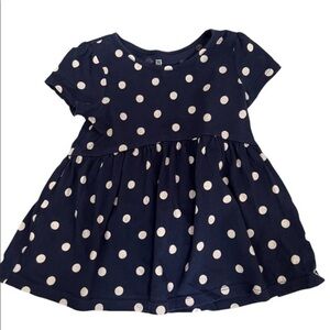 GAP Kids Short Sleeve Shirt/Blouse- Size 3years- Color Blue W/t White Polka Dots